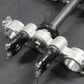 1986 KAWASAKI KDX200 OEM FRONT FORKS LOWER UPPER TRIPLE TREE STEM CLAMP SET - hggarage