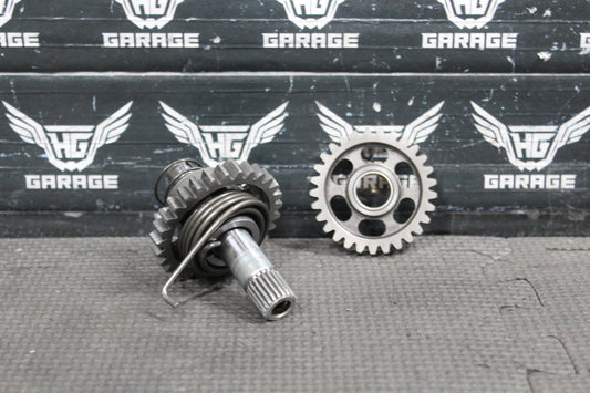2002 HONDA CR125R OEM KICKSTART KICK START SHAFT W IDLER GEAR - hggarage