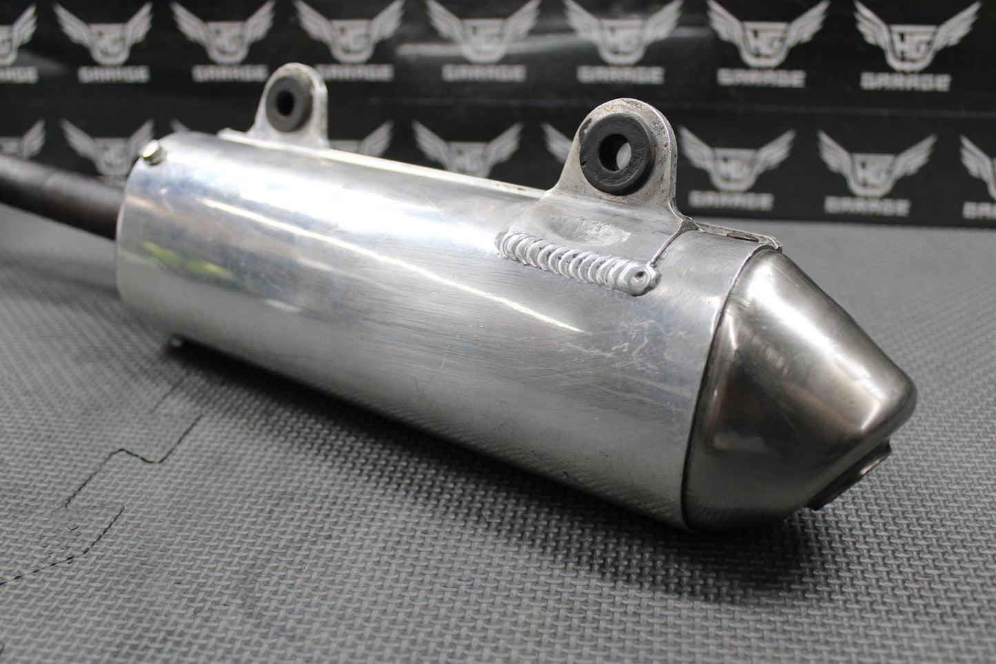 1996 KAWASAKI 95 - 98 KX125 FMF POWERCORE MUFFLER EXHAUST SILENCER SLIP ON PIPE - hggarage