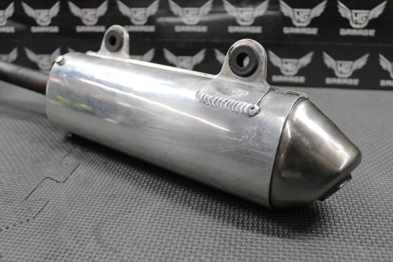 1996 KAWASAKI 95 - 98 KX125 FMF POWERCORE MUFFLER EXHAUST SILENCER SLIP ON PIPE - hggarage