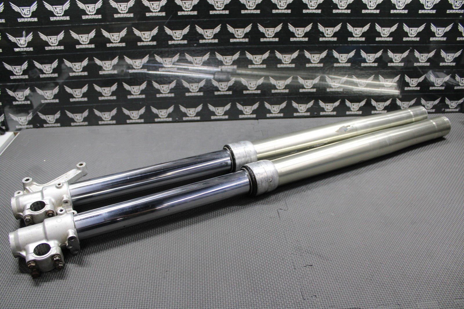 1996 KAWASAKI KX125 OEM RIGHT LEFT FRONT SUSPENSION FORKS SHOCKS PARTS / REPAIR - hggarage