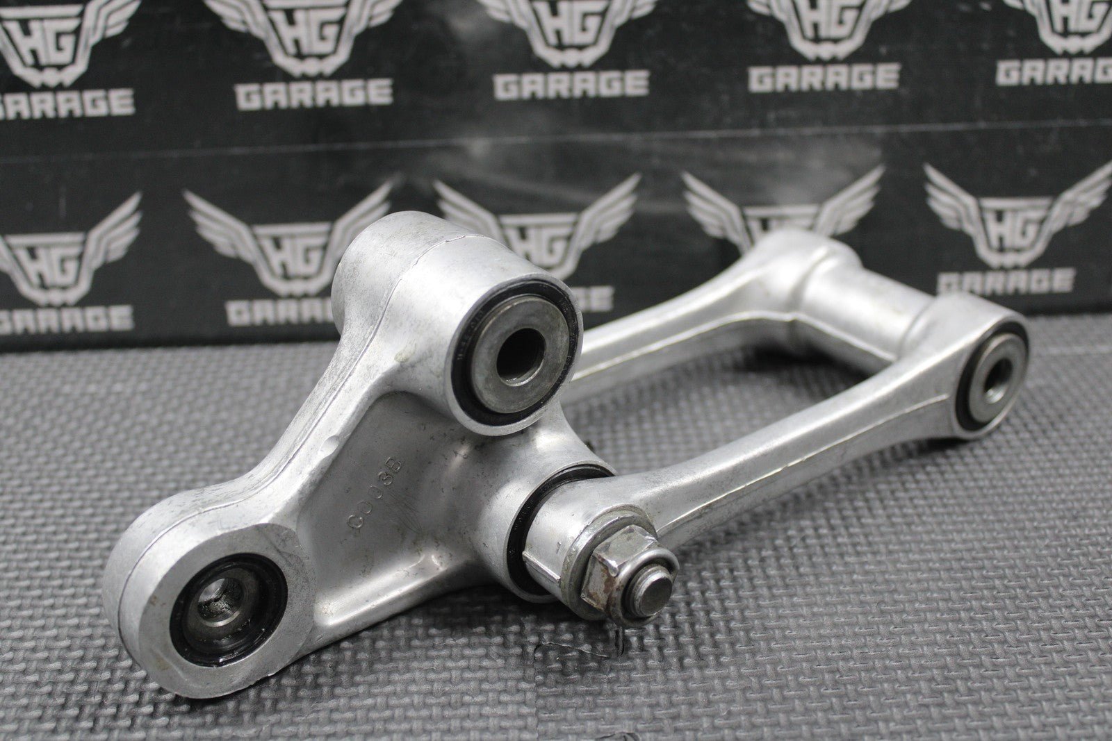 2000 2001 HONDA CR125R CR250R OEM REAR SHOCK LINKAGE ARM ROD GOOD BEARINGS! - hggarage