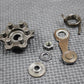 1996 95 - 02 KAWASAKI KX125 OEM TRANSMISSION GEAR SHIFT FORKS DRUM GEARBOX SHAFT - hggarage