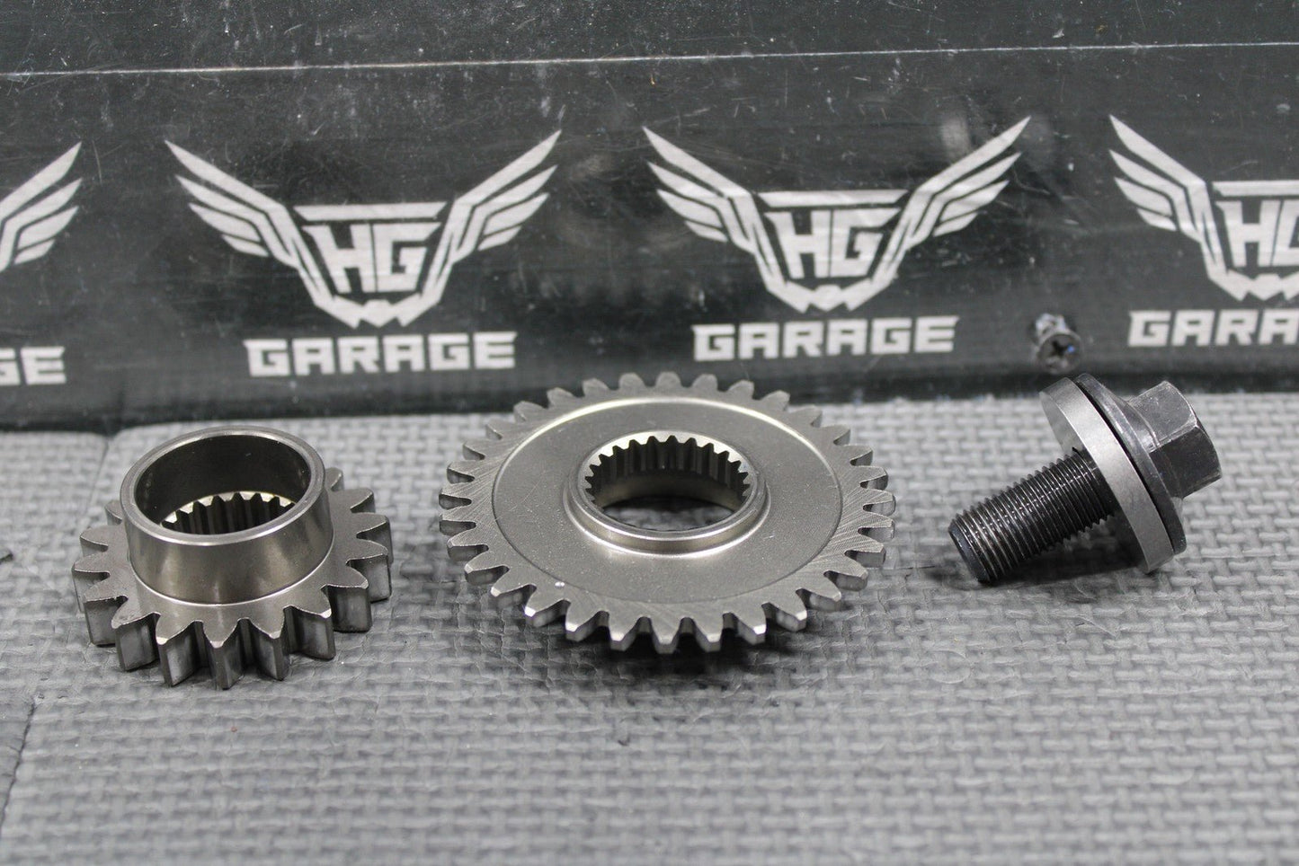 2008 2009 HONDA CRF250R OEM ENGINE CRANKSHAFT PRIMARY MAIN DRIVE GEARS BOLT SET - hggarage
