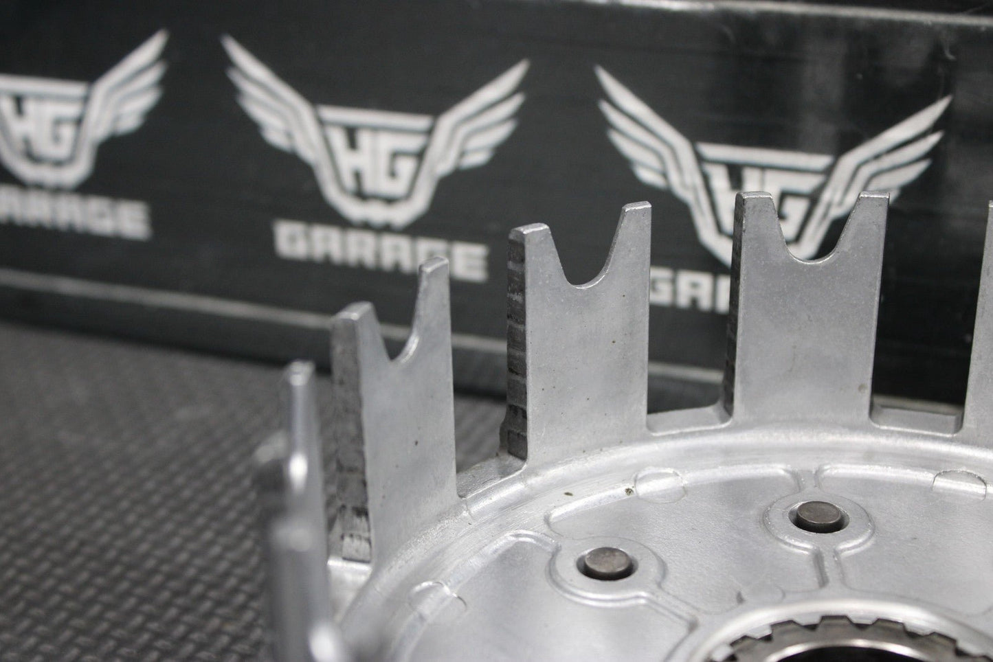 2014 KAWASAKI 10 - 14 KX250F OEM COMPLETE CLUTCH BASKET HUB PRESSURE PLATE - hggarage