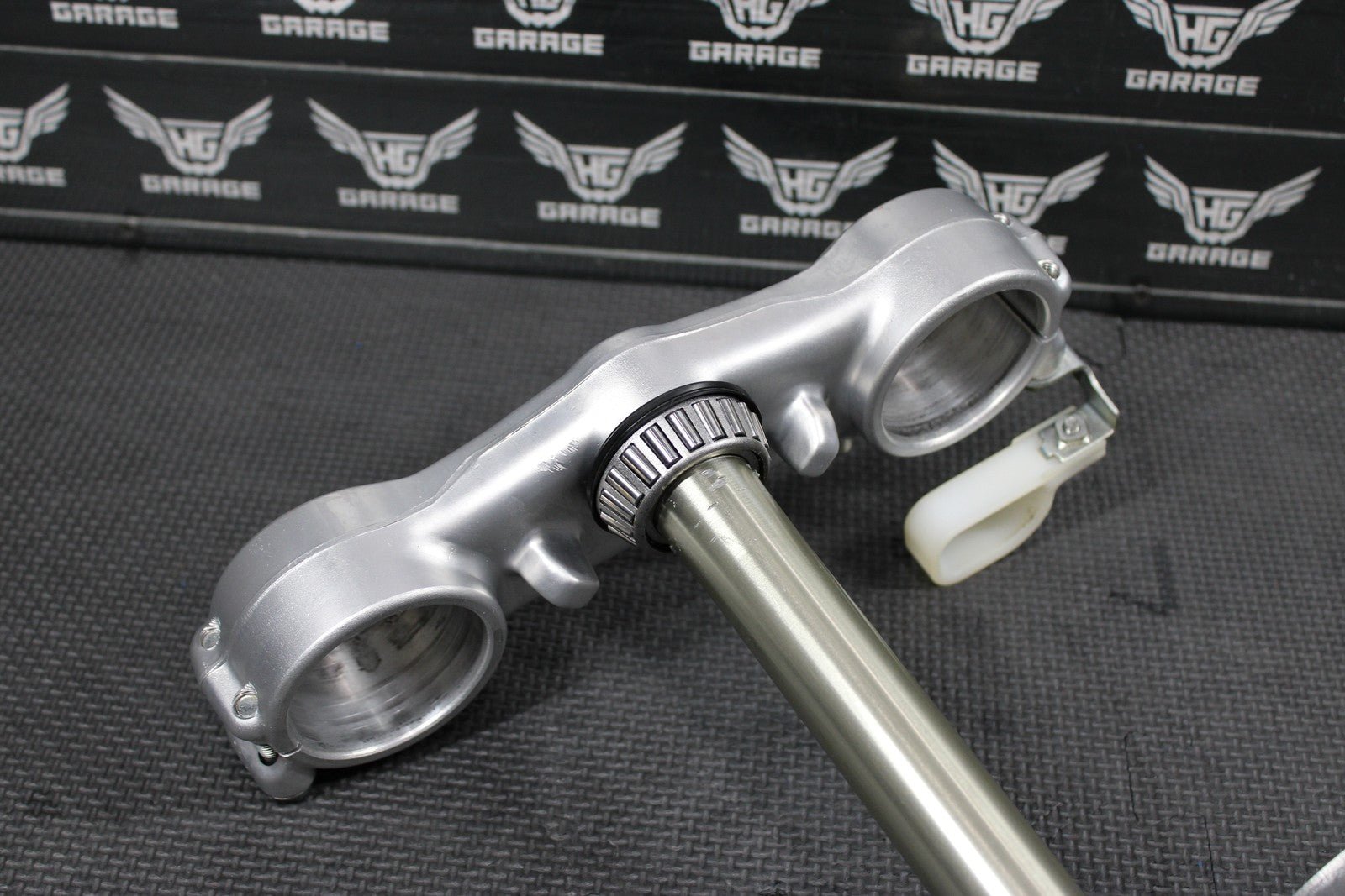 1996 KAWASAKI KX125 OEM FRONT FORKS LOWER UPPER TRIPLE TREE STEM CLAMP SET NICE! - hggarage