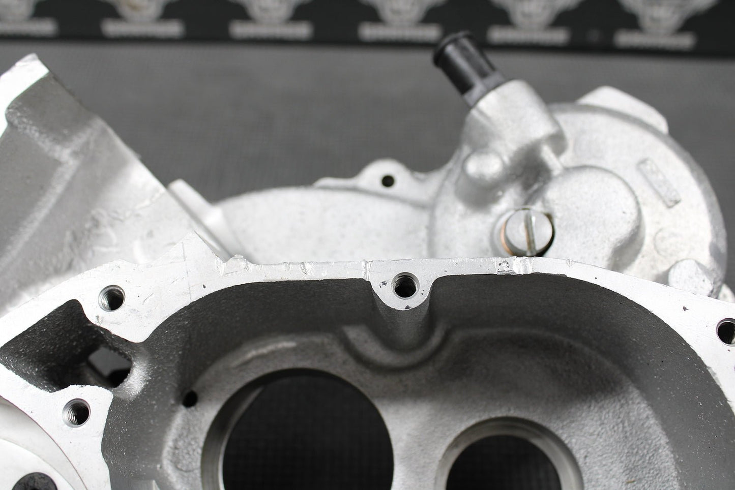 1991 KTM 300 EXC OEM LEFT RIGHT ENGINE MOTOR CRANKCASE CRANK CASES 54630004200 - hggarage
