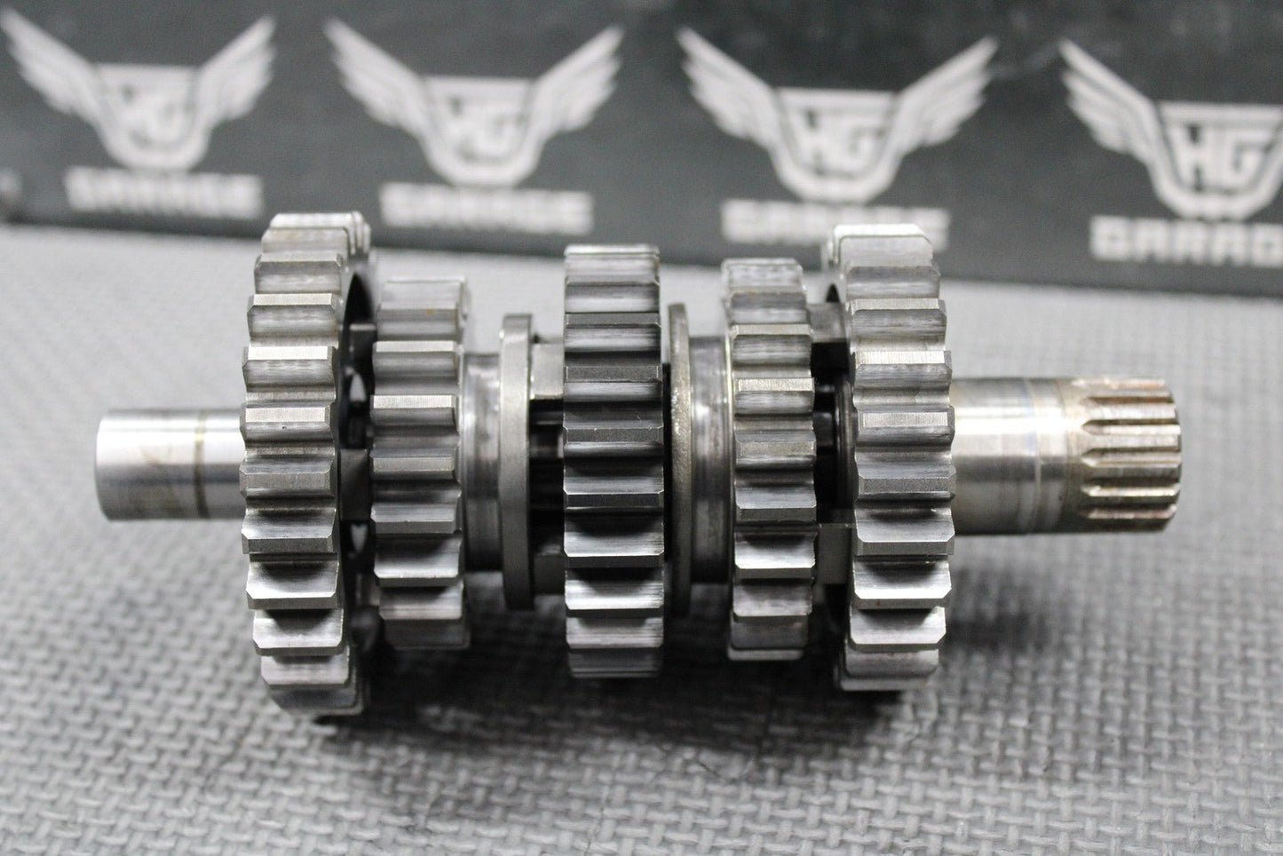 1988 88 - 91 HONDA CR250R OEM TRANSMISSION TRANNY GEARBOX GEARS SHIFT FORKS GOOD! - hggarage