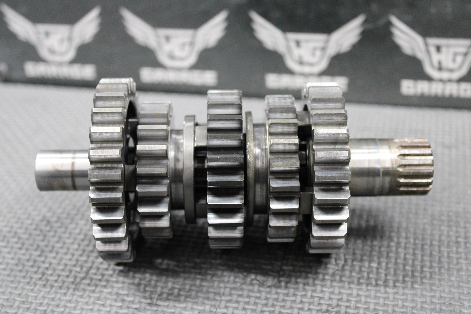 1988 88 - 91 HONDA CR250R OEM TRANSMISSION TRANNY GEARBOX GEARS SHIFT FORKS GOOD! - hggarage