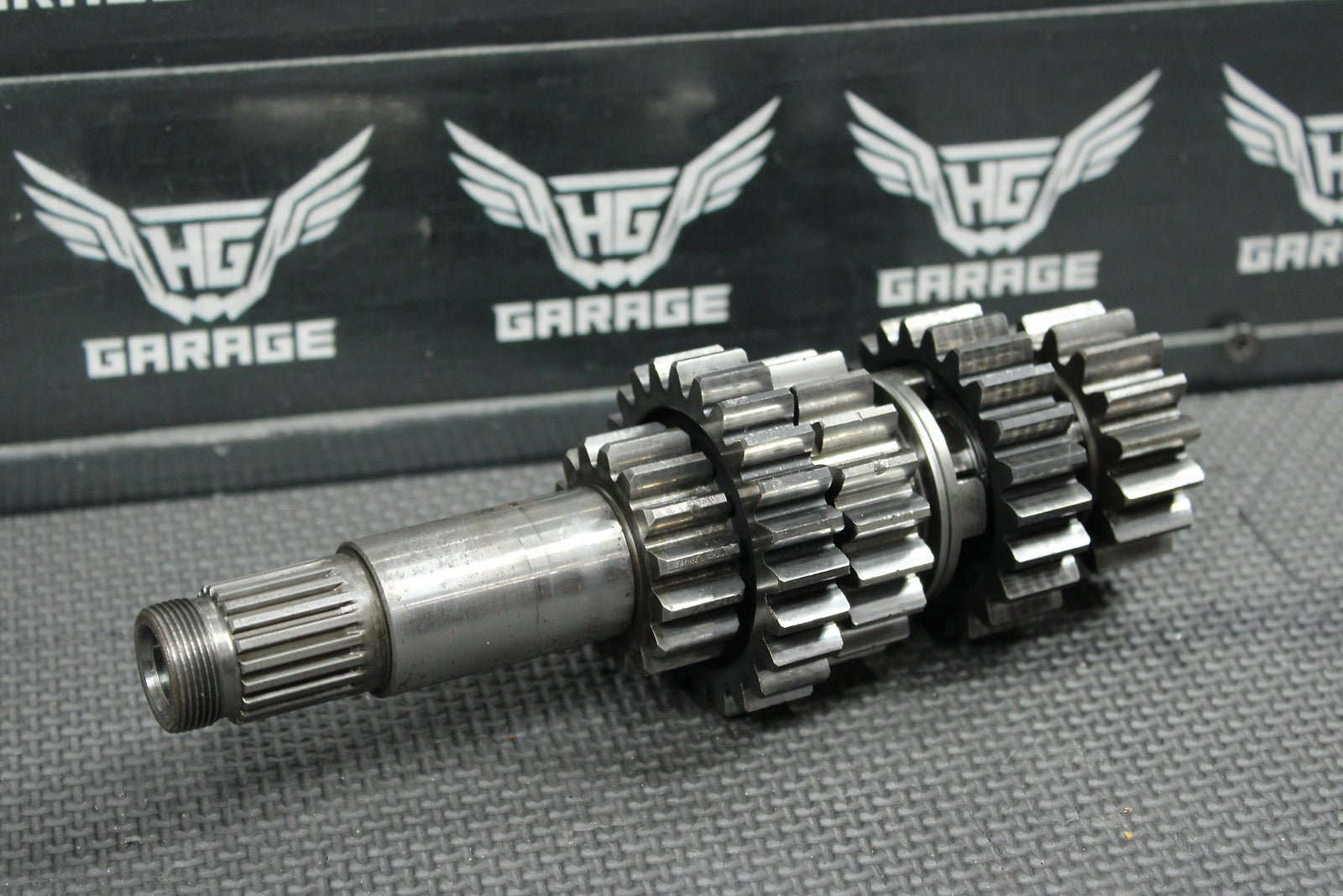 1992 Kawasaki KX250 90 - 93 OEM Engine Transmission Input Shaft Assembly Gears - hggarage