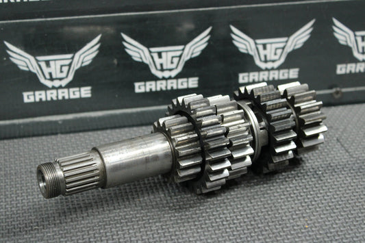 1992 Kawasaki KX250 90 - 93 OEM Engine Transmission Input Shaft Assembly Gears - hggarage