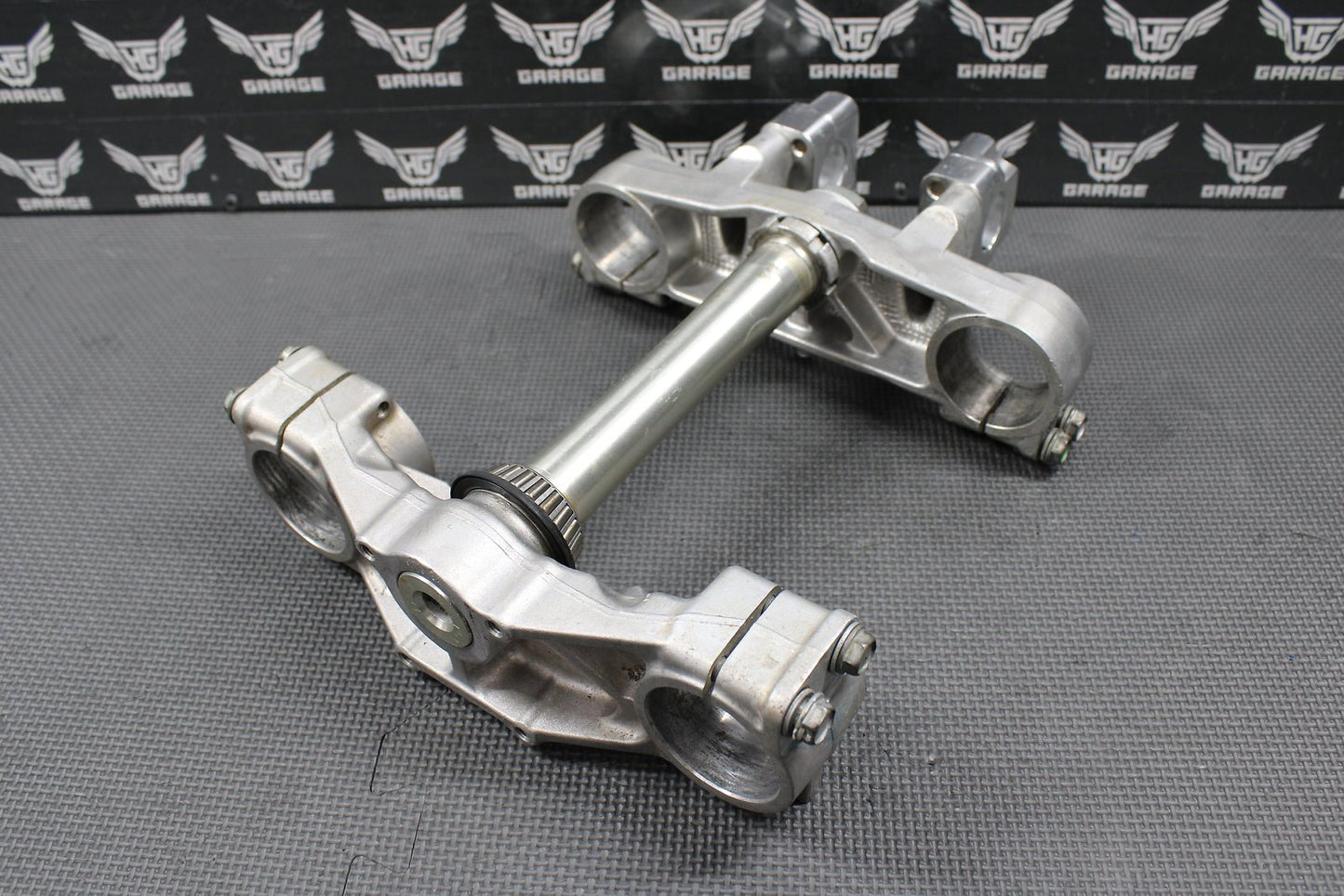 1997 SUZUKI 97 - 98 RM125 RM250 OEM FRONT FORKS LOWER UPPER TRIPLE TREE STEM CLAMP - hggarage