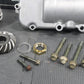 04 - 09 SUZUKI QUADSPORT LTZ250 OEM OUTPUT DRIVE SHAFT BEVEL GEARS HOUSING COVER - hggarage