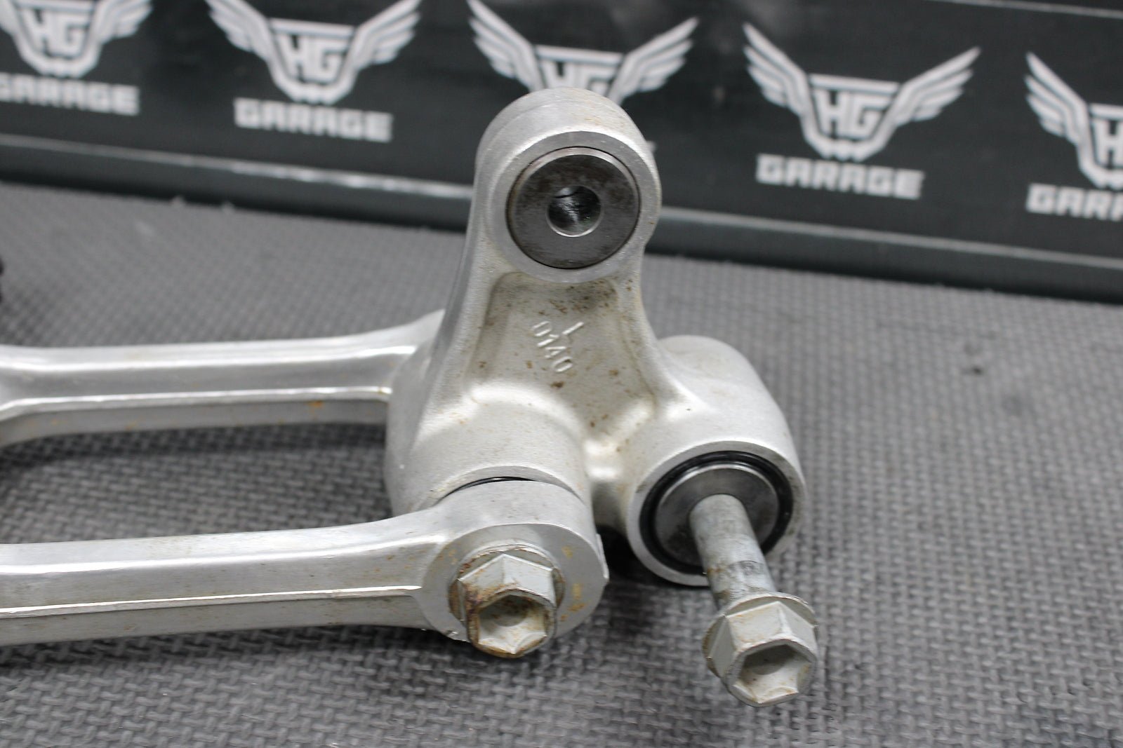 2009 Kawasaki KX250F OEM Rear Shock Linkage Links 39007 - 0140 39111 - 0064 - hggarage