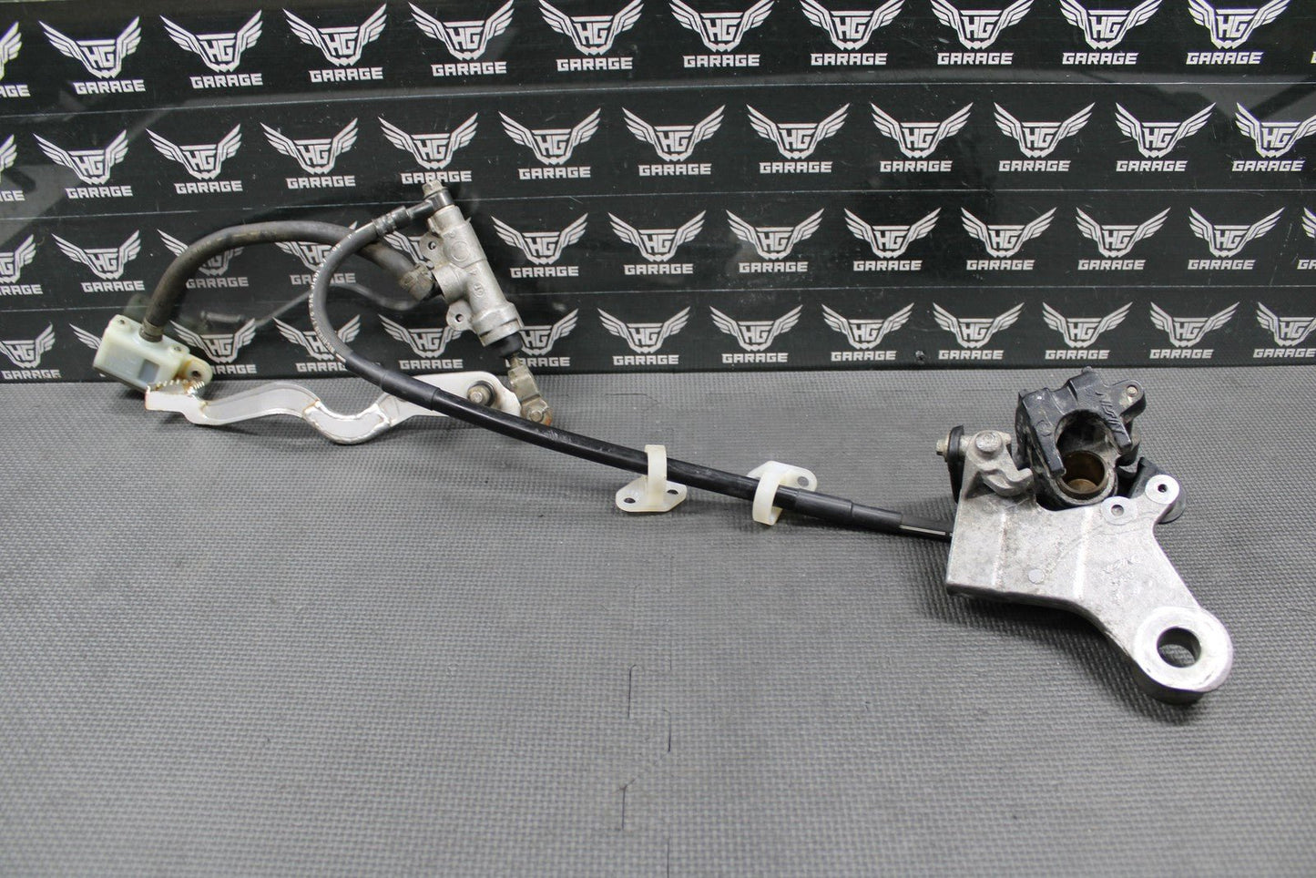 2009 KAWASAKI 2009 2010 KLX250SF OEM NISSIN REAR BACK BRAKE CALIPER MASTER LEVER - hggarage