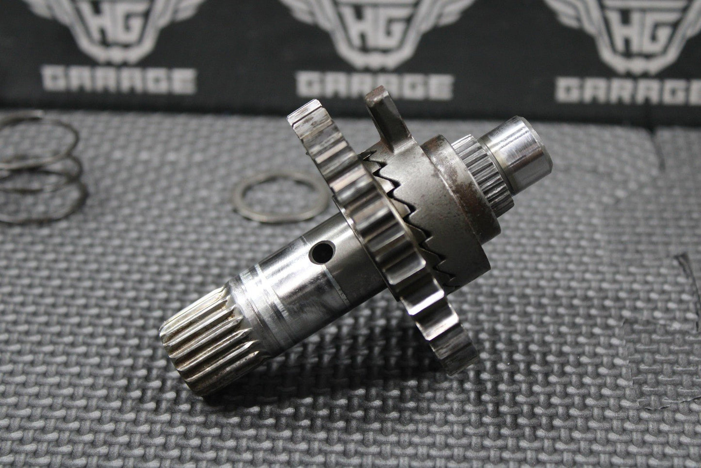 2001 HONDA CR250R OEM KICKSTART KICK STARTER SHAFT GEAR RATCHET 28221 - KZ3 - A10 - hggarage