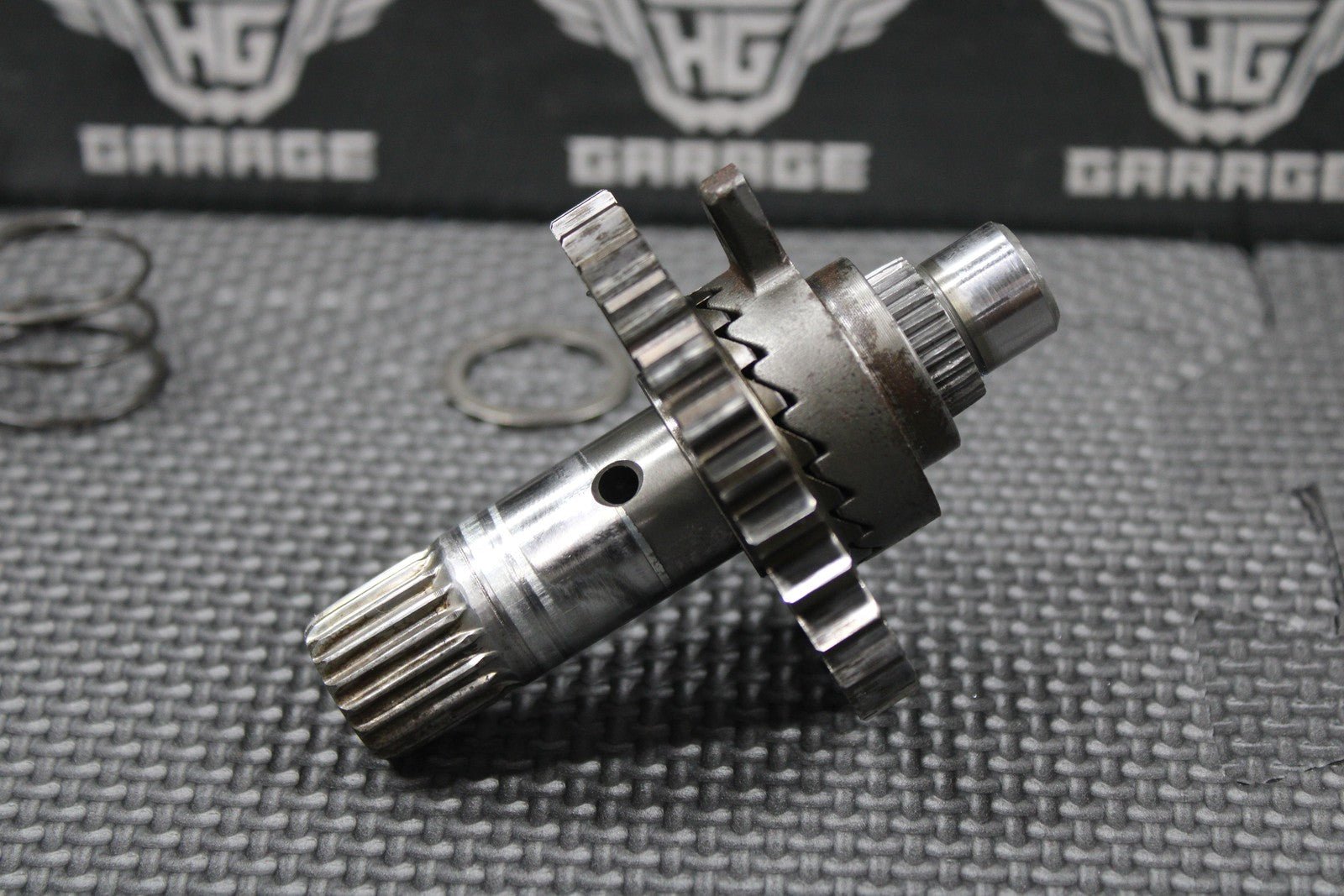 2001 HONDA CR250R OEM KICKSTART KICK STARTER SHAFT GEAR RATCHET 28221 - KZ3 - A10 - hggarage