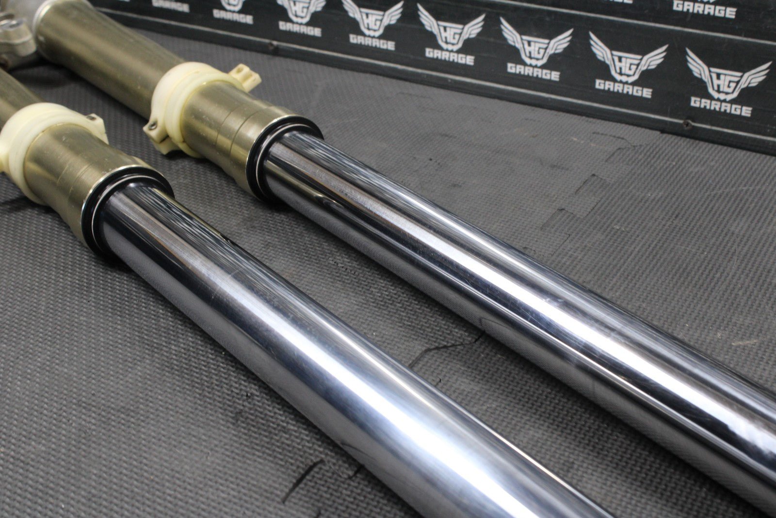 2000 SUZUKI 00 - 04 DRZ400 OEM RIGHT LEFT FRONT SUSPENSION FORKS SHOCKS DAMPERS - hggarage