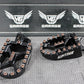 2007 HONDA CRF450R AIR TIME BILLET FOOT PEGS PEDALS FRAME STAND FOOTPEG BLACK - hggarage