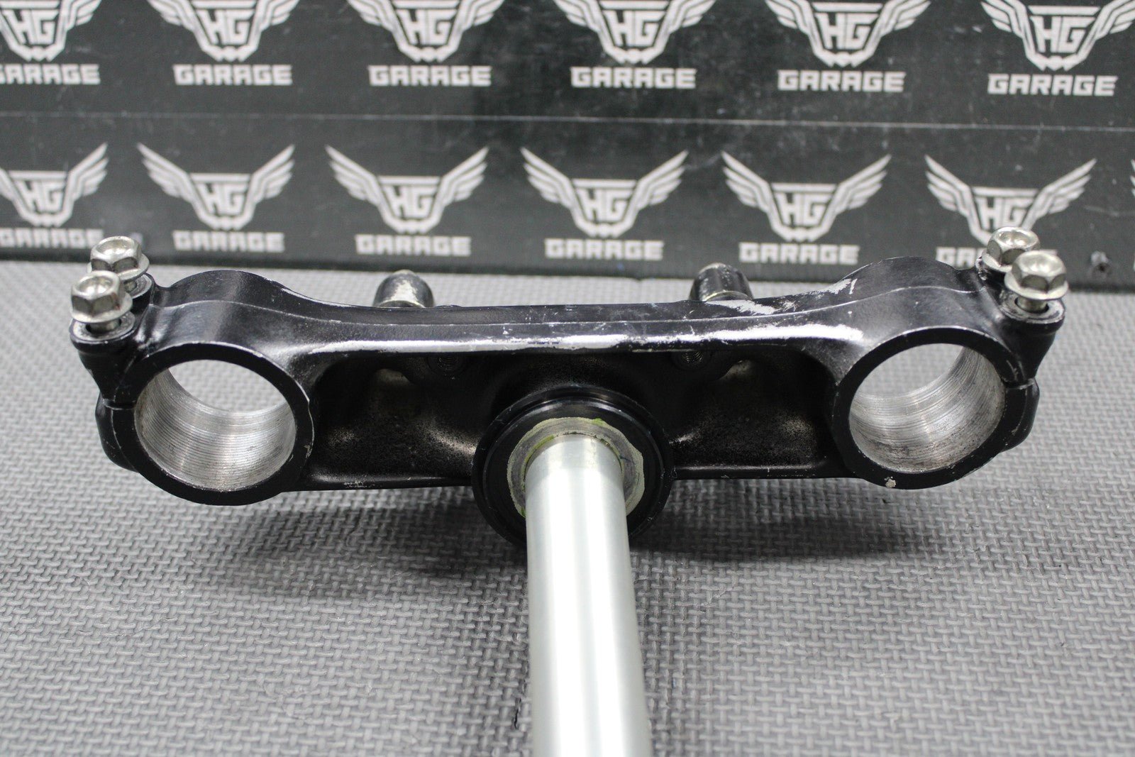 1989 87 - 95 HONDA XR250R OEM FRONT FORKS LOWER UPPER TRIPLE TREE STEM BAR CLAMP - hggarage