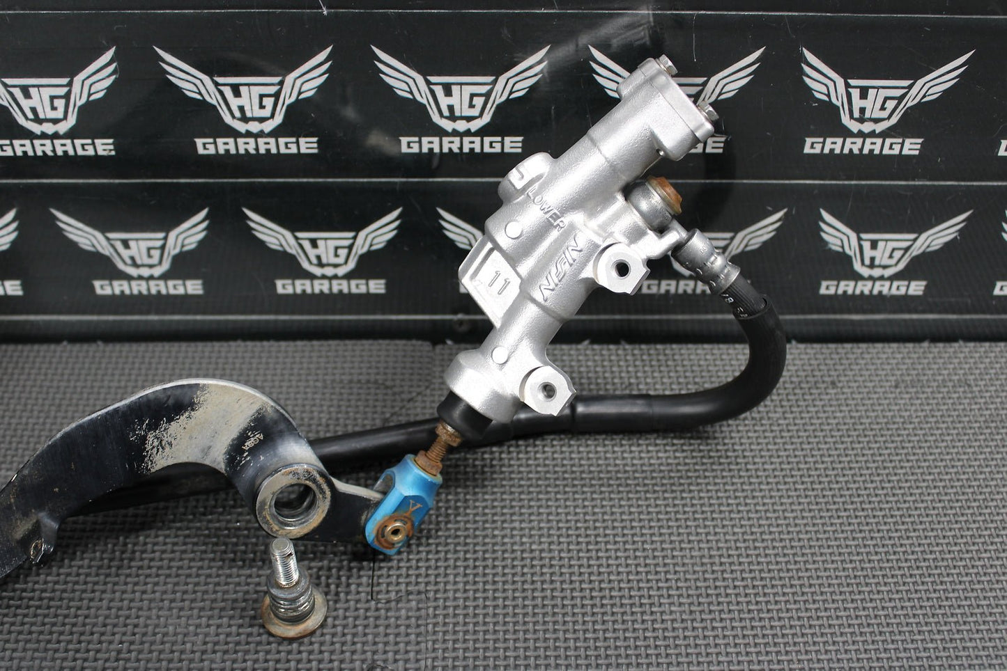 2009 YAMAHA YZ450F OEM NISSIN REAR BACK BRAKE CALIPER MASTER CYLINDER LEVER - hggarage