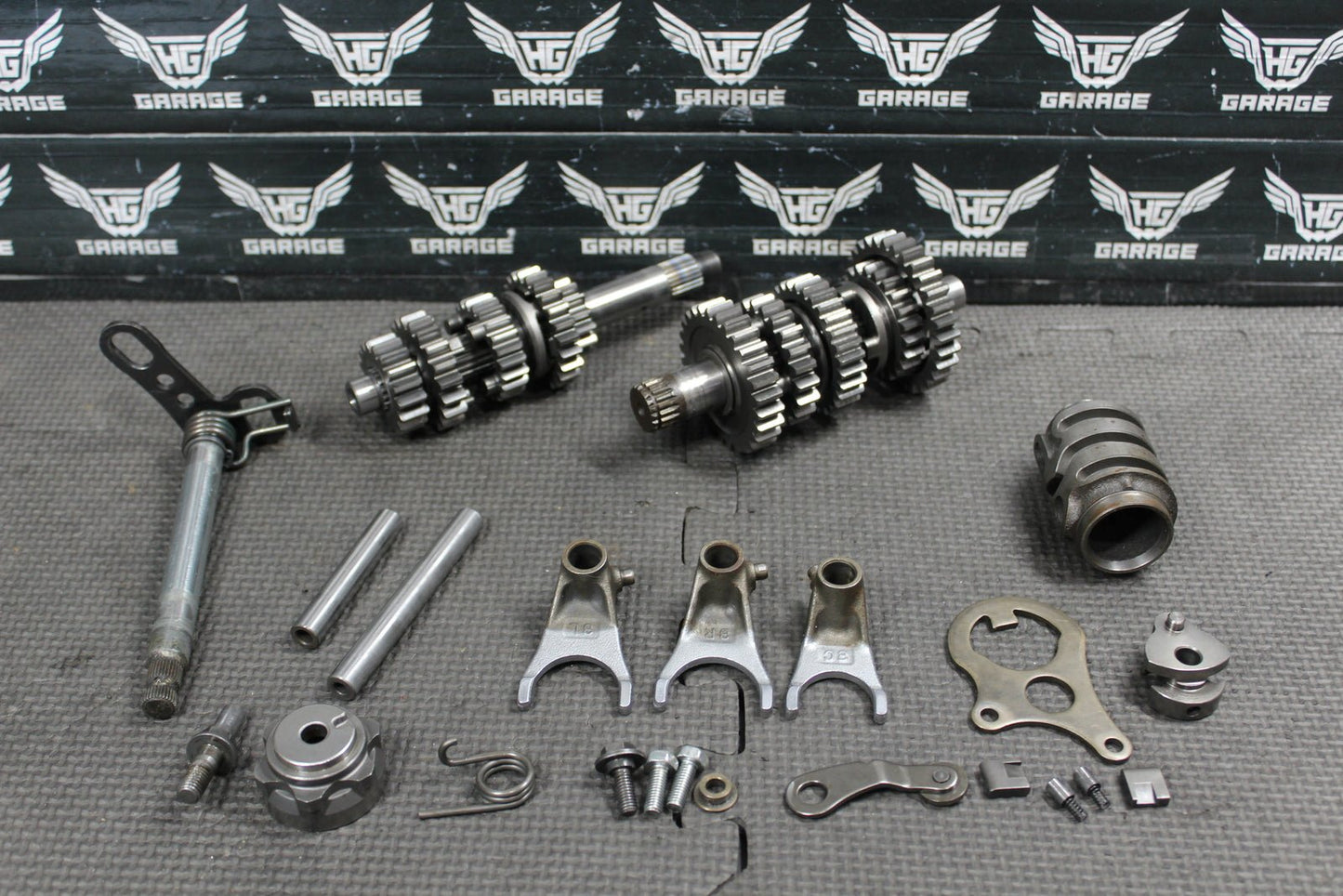 2007 HONDA CRF150RB OEM ENGINE TRANSMISSION TRANNY ASSEMBLY GEARS - hggarage