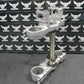 1998 HONDA CR125R OEM FRONT FORKS LOWER UPPER TRIPLE TREE STEM FAT BAR CLAMP - hggarage