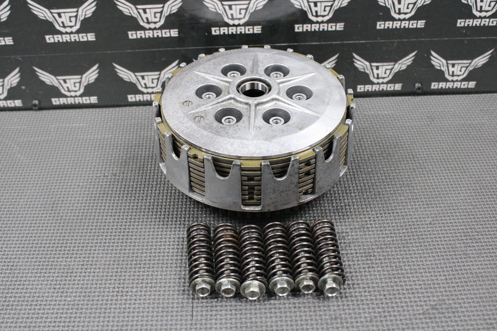 2006 SUZUKI 05 - 07 RMZ450 OEM CLUTCH W PLATES BASKET HUB PRESSURE PLATE SPRINGS - hggarage