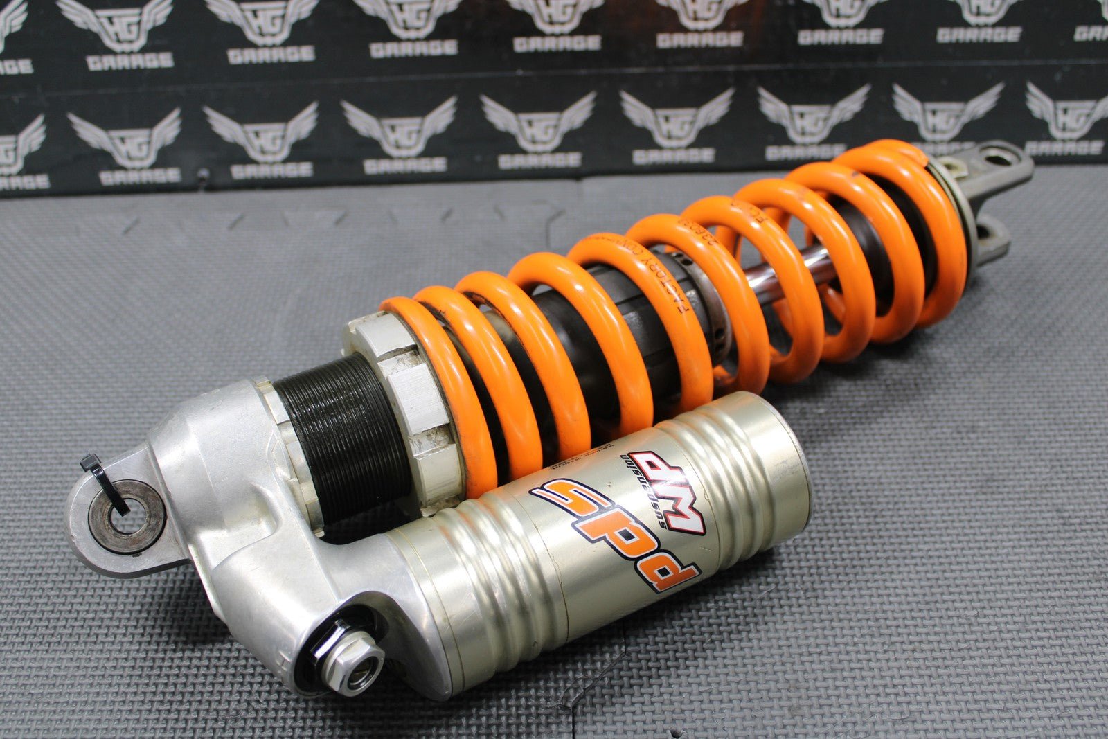 2004 KTM 125 200 SX OEM WP PDS REAR BACK SHOCK ABSORBER SUSPENSION 1218Y767 GOOD - hggarage