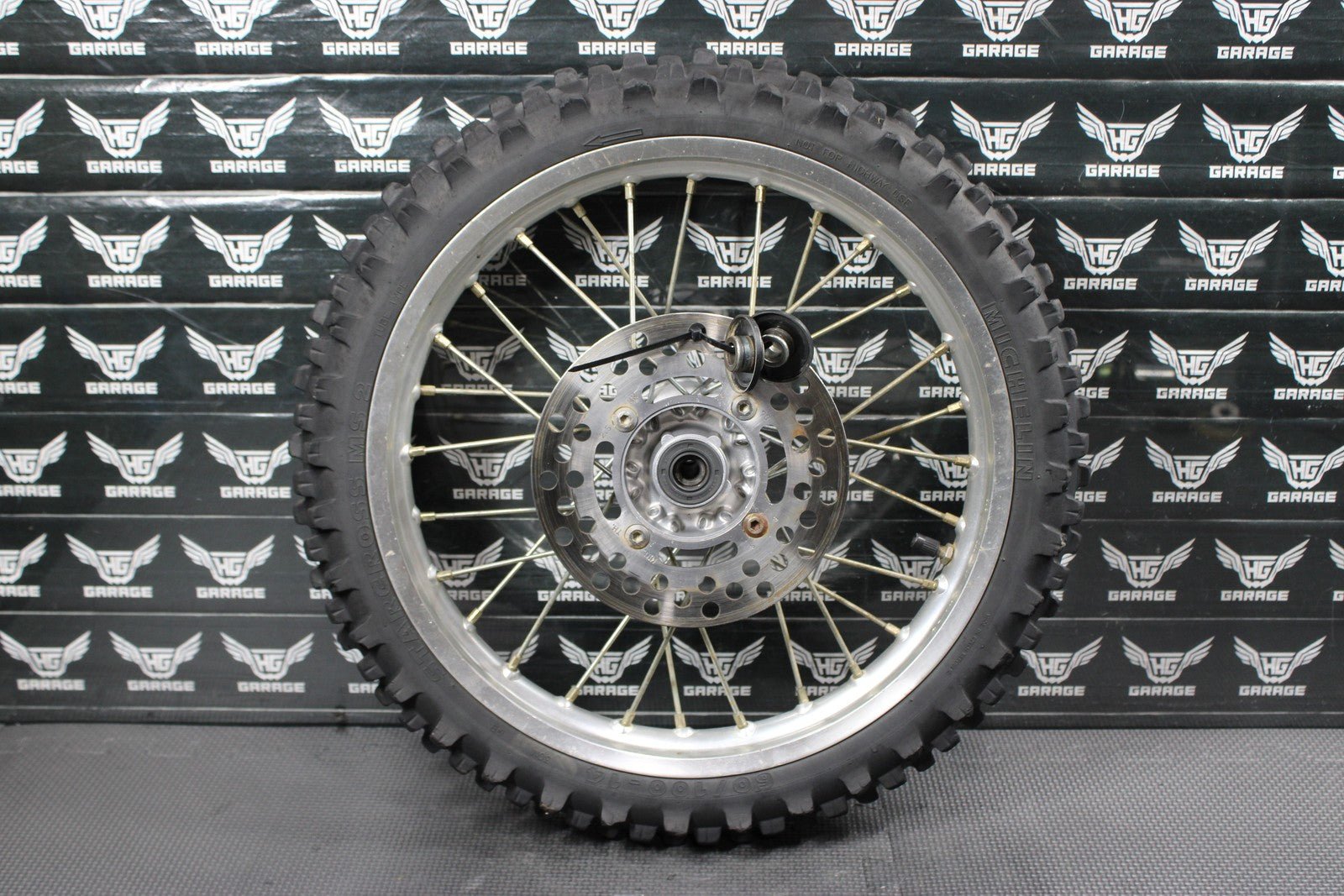 2003 KAWASAKI 00 - 09 KX65 OEM FRONT WHEEL RIM HUB TIRE 41090 - 1124 - hggarage