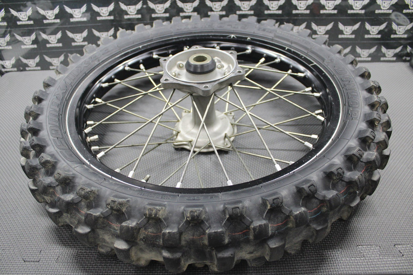 2020 SUZUKI RMZ250 OEM BLACK REAR BACK WHEEL RIM HUB TIRE 64100 - 46K00 19 x 1.85" - hggarage