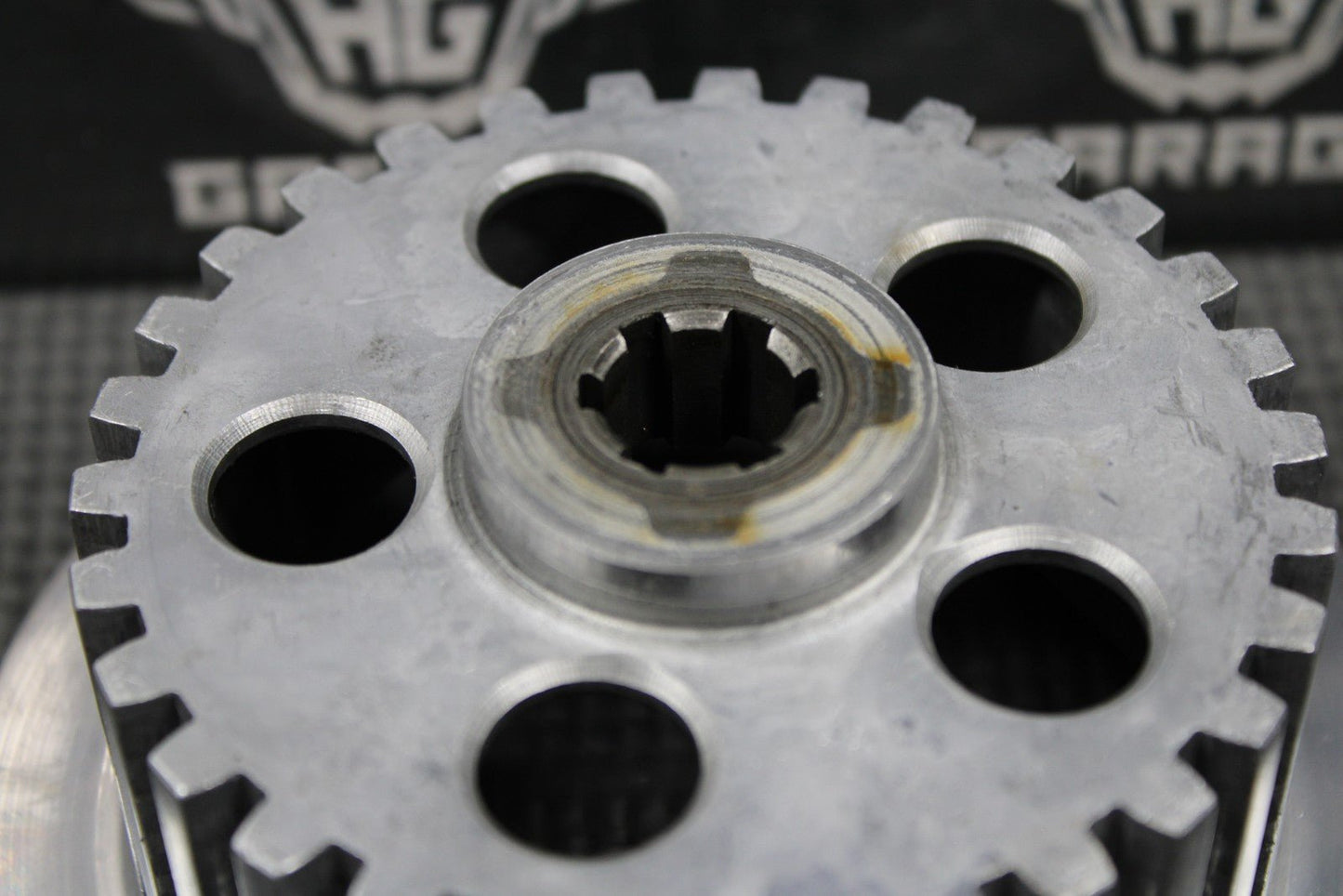 1992 90 - 93 KAWASAKI KX125 OEM CLUTCH BOSS CENTER HUB 13087 - 1120 2 - hggarage