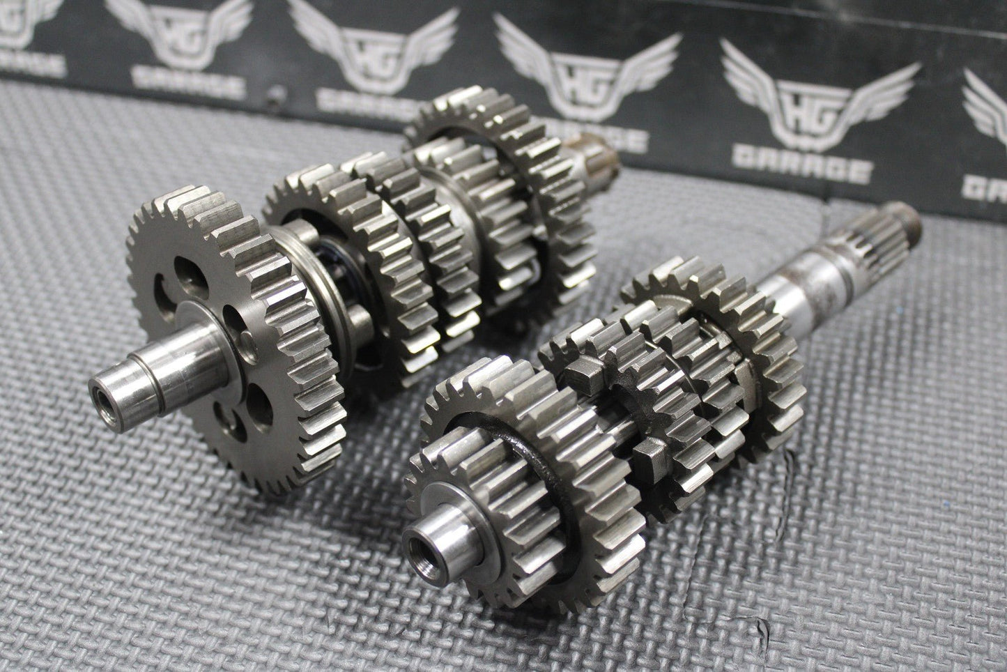 1988 1989 HONDA XR250R OEM TRANSMISSION TRANNY GEARBOX GEARS SHIFT FORKS GOOD! - hggarage