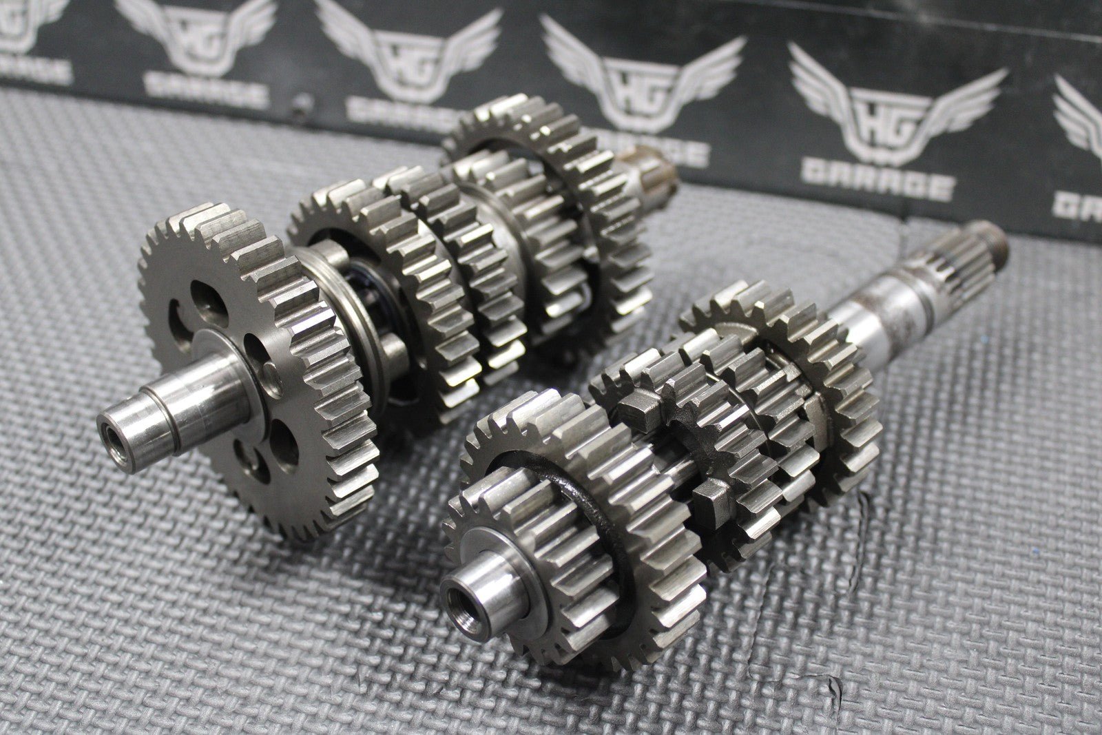 1988 1989 HONDA XR250R OEM TRANSMISSION TRANNY GEARBOX GEARS SHIFT FORKS GOOD! - hggarage