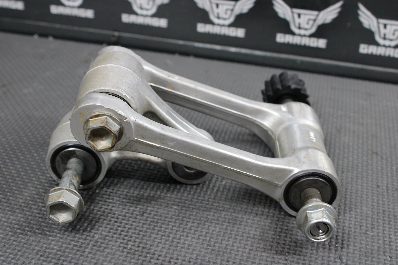 2009 Kawasaki KX250F OEM Rear Shock Linkage Links 39007 - 0140 39111 - 0064 - hggarage