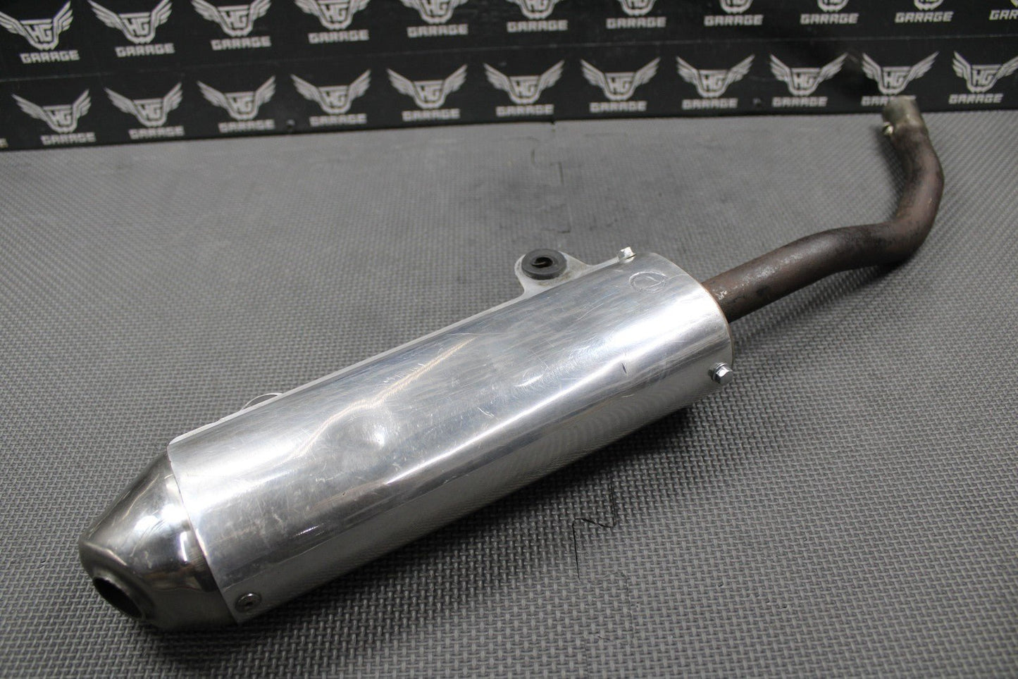 1996 KAWASAKI 95 - 98 KX125 FMF POWERCORE MUFFLER EXHAUST SILENCER SLIP ON PIPE - hggarage