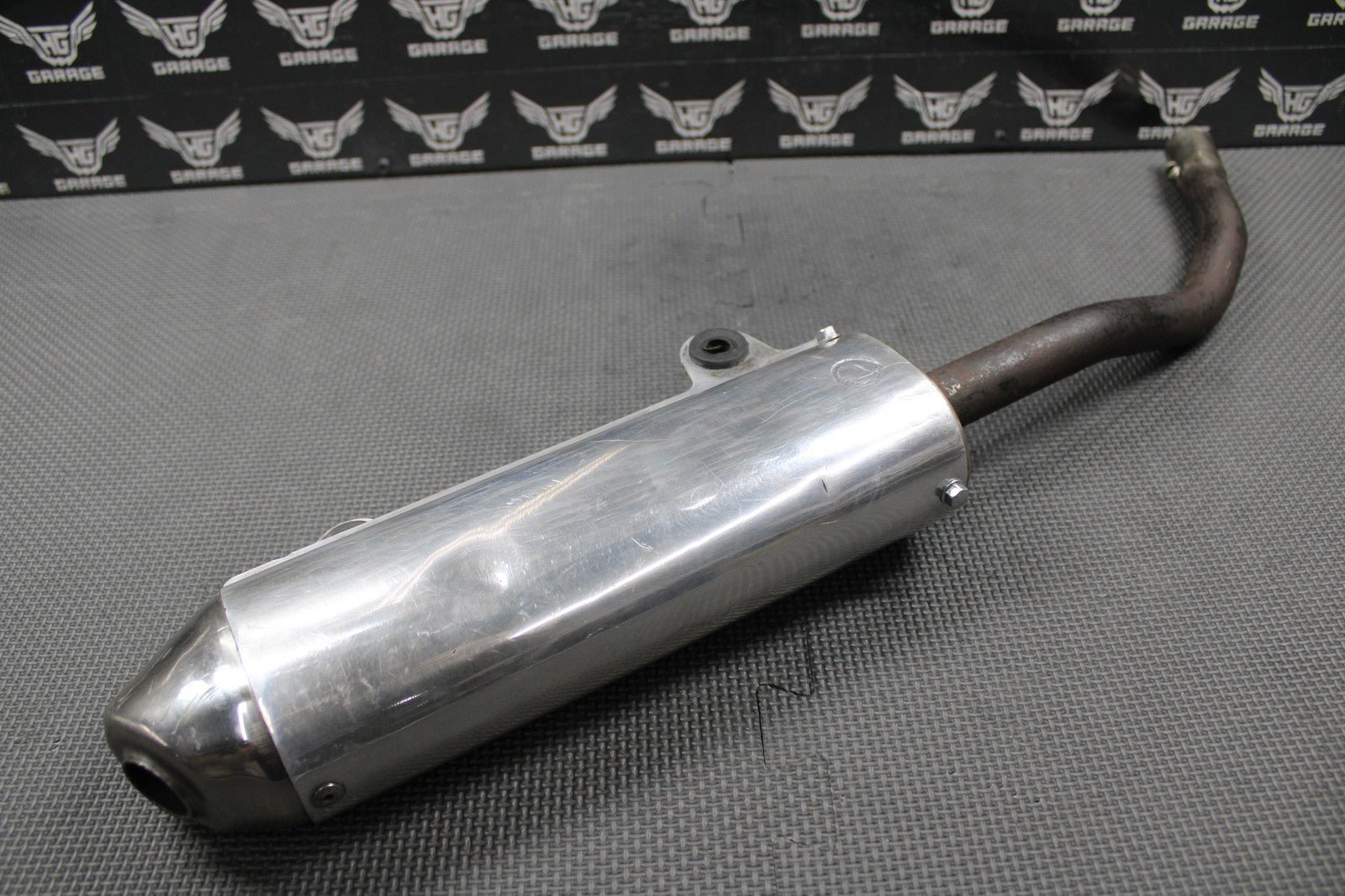 1996 KAWASAKI 95 - 98 KX125 FMF POWERCORE MUFFLER EXHAUST SILENCER SLIP ON PIPE - hggarage