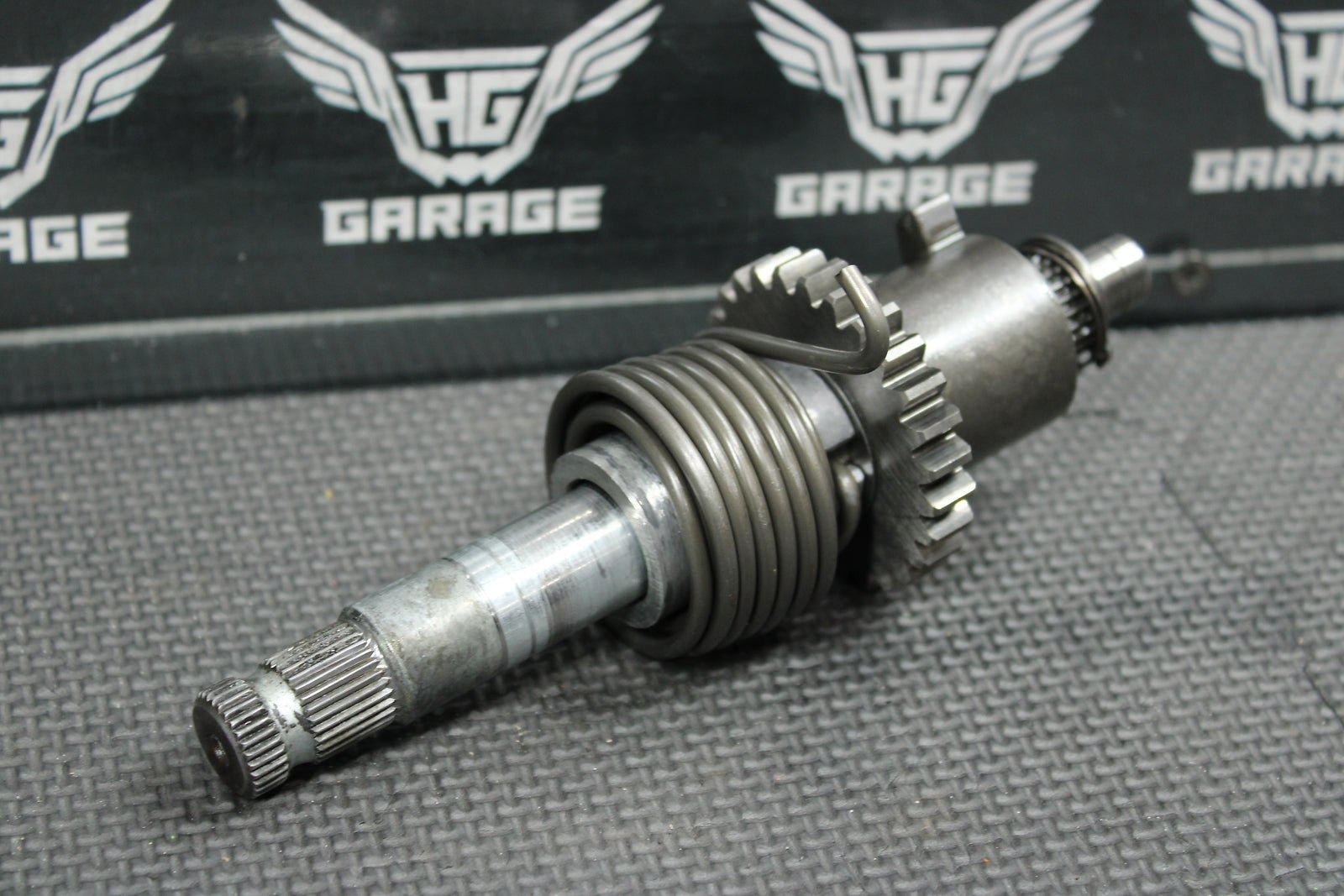 2001 Honda XR100R XR80R OEM Kickstart Kick Start Shaft W Idler Gear - hggarage