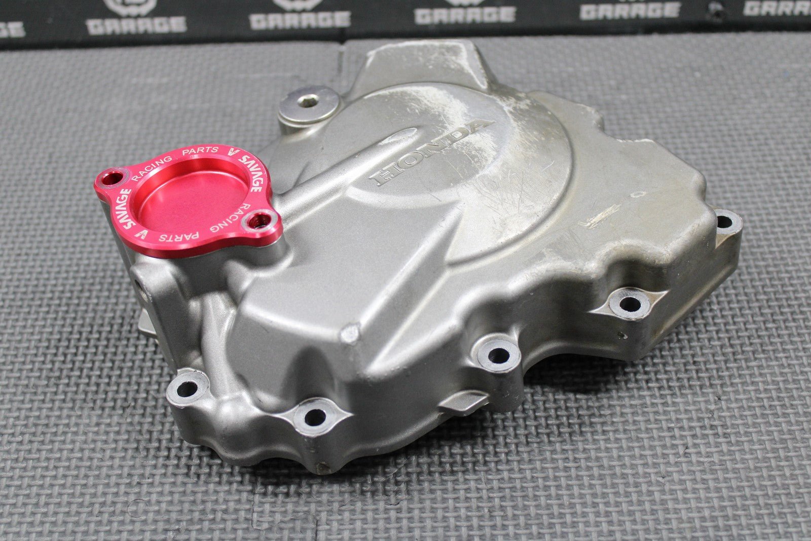 2013 10 - 17 HONDA CRF250R OEM LEFT STATOR GENERATOR MAGNETO COVER 11340 - KRN - B10 - hggarage