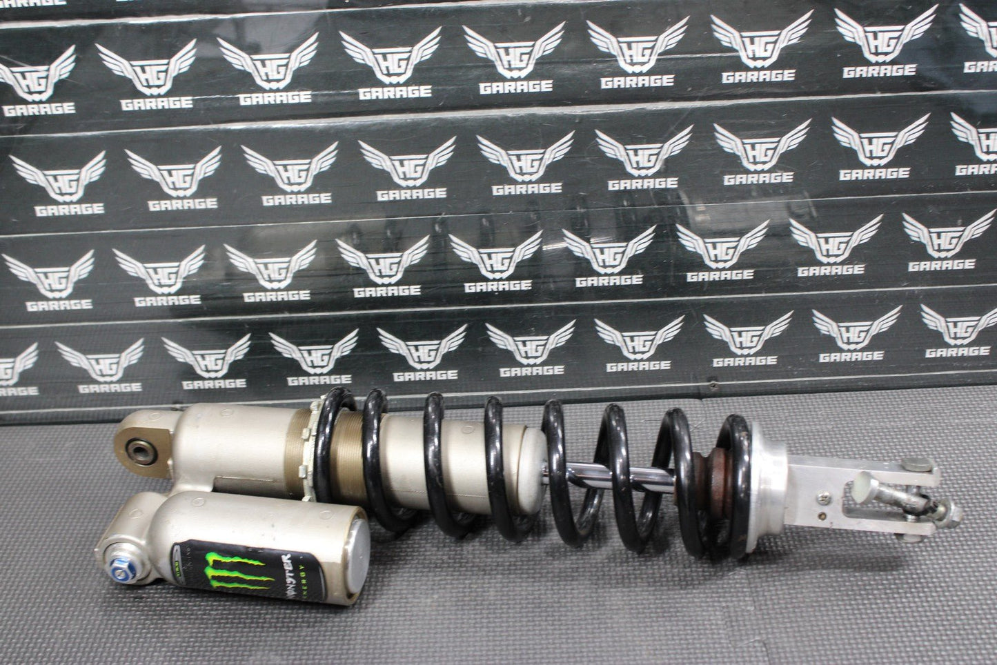 2014 KAWASAKI KX250F OEM REAR BACK SHOCK ABSORBER SUSPENSION 45014 - 0416 - 23P GOOD - hggarage