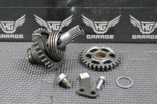 2000 HONDA CR125R OEM KICKSTART KICK START SHAFT W IDLER GEAR BOLT 28210 - KS6 - 700 - hggarage