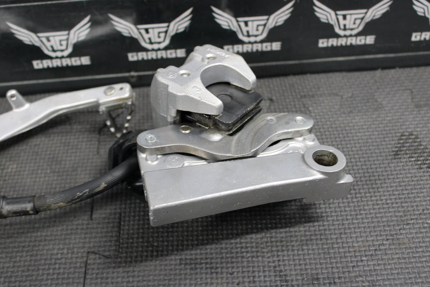 2016 KAWASAKI KX85 OEM NISSIN REAR BACK BRAKE CALIPER MASTER CYLINDER LEVER - hggarage