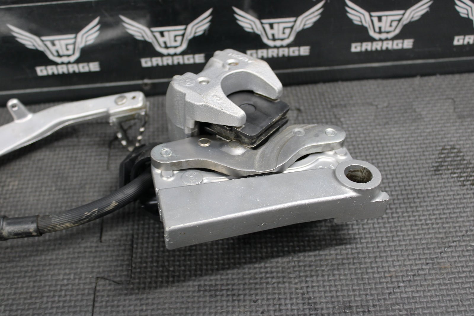 2016 KAWASAKI KX85 OEM NISSIN REAR BACK BRAKE CALIPER MASTER CYLINDER LEVER - hggarage