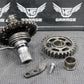 2007 04 - 08 HONDA CRF450R OEM KICKSTART KICK START SHAFT W IDLER GEAR ASSEMBLY - hggarage