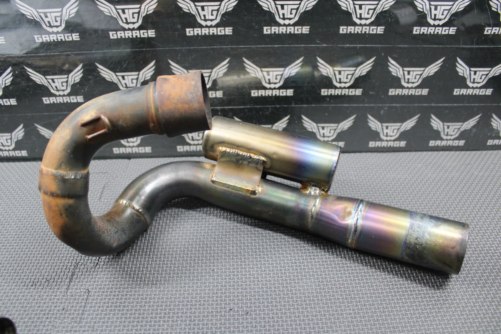 2010 KTM 08 - 10 250 XCF SXF DRD TITANIUM MUFFLER EXHAUST SILENCER SPARK ARRESTOR - hggarage