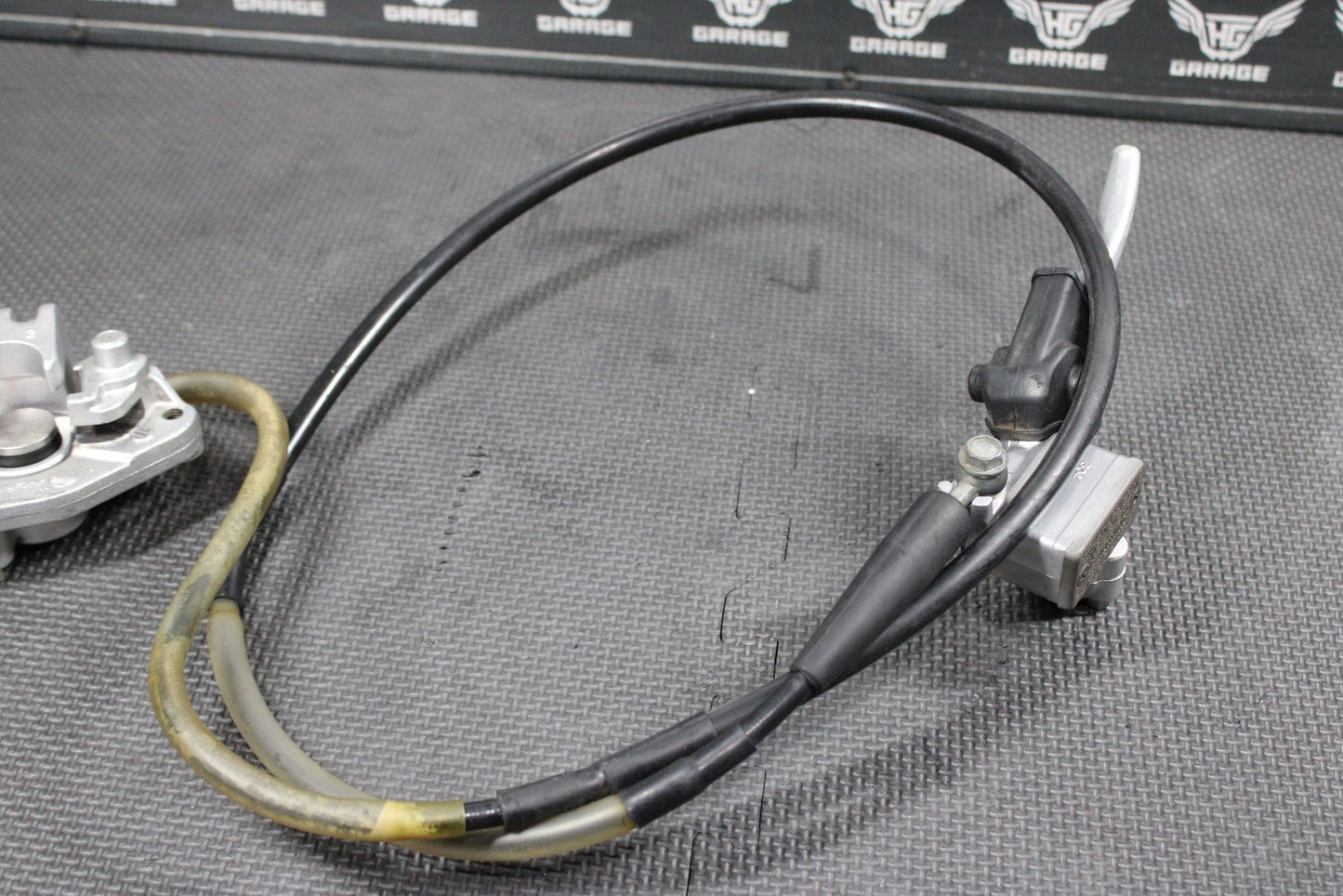 1996 KAWASAKI KX125 OEM COMPLETE NISSIN FRONT BRAKE CALIPER MASTER CYLINDER GOOD - hggarage