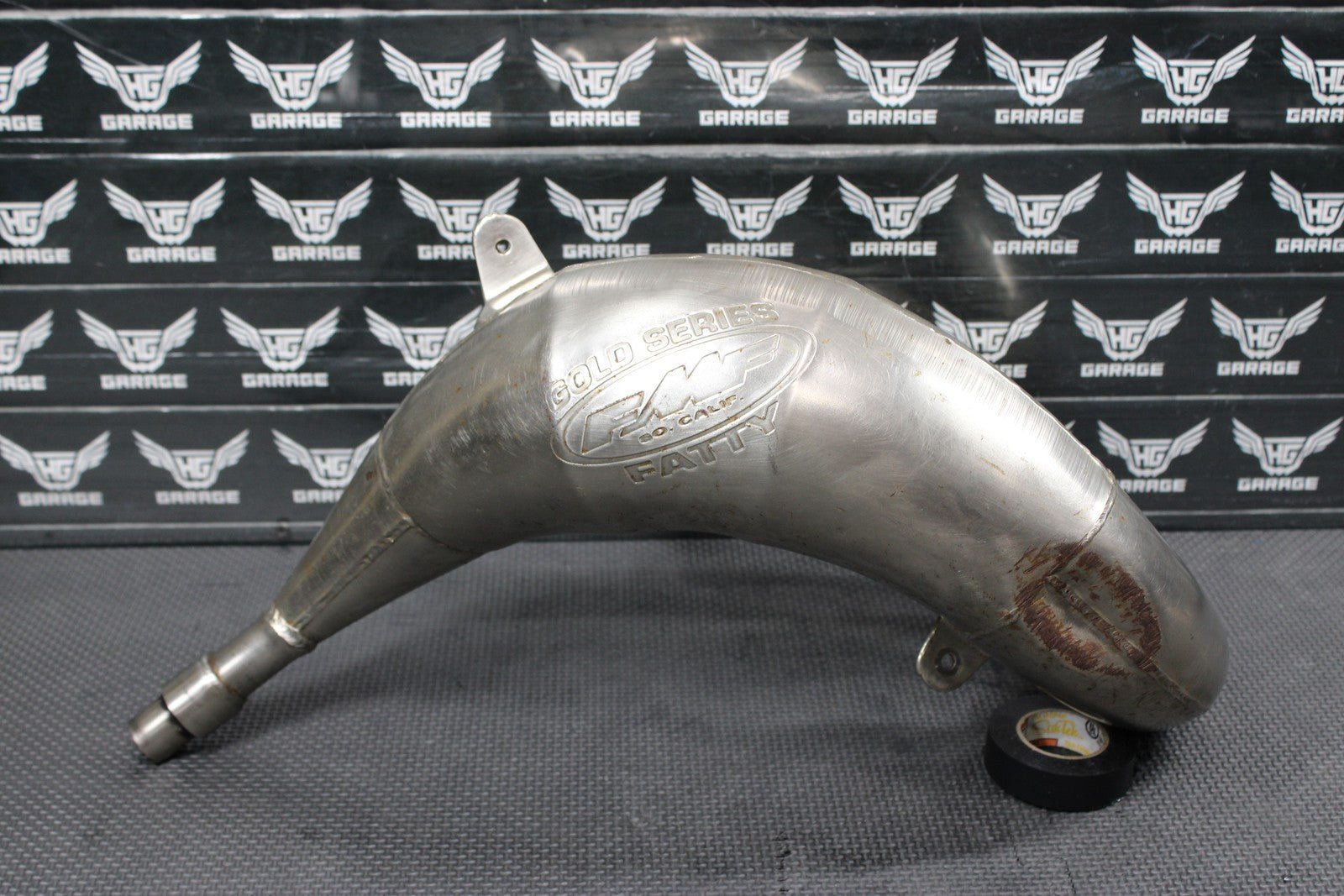 1996 KAWASAKI KX125 95 - 97 FMF FATTY EXHAUST PIPE HEADER EXPANSION CHAMBER 290597 - hggarage