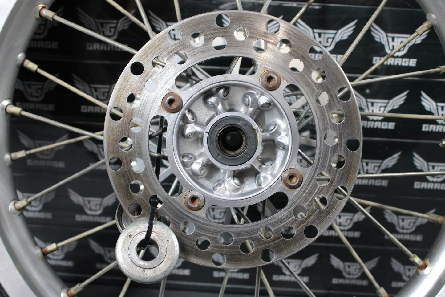 2001 KAWASAKI KX100 16" OEM BIGWHEEL REAR BACK WHEEL RIM HUB 41090 - 1141 - hggarage