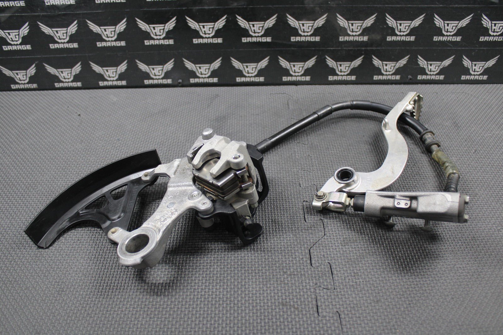 2019 SUZUKI 19 - 25 RMZ250 OEM REAR BACK BRAKE CALIPER MASTER CYLINDER LEVER GOOD! - hggarage