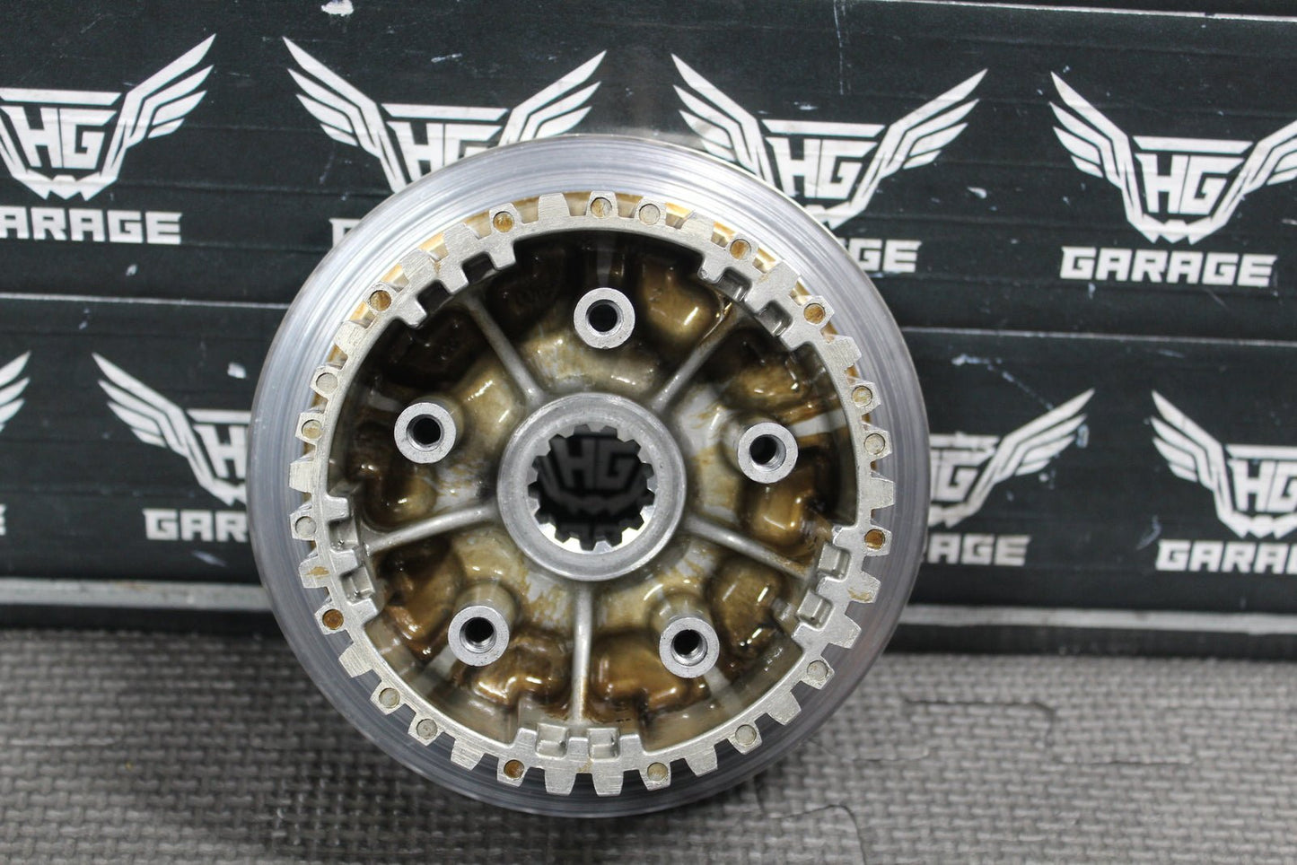 2007 Kawasaki KX450F OEM Clutch Basket 13087 - 0015 13095 - 0052 - hggarage
